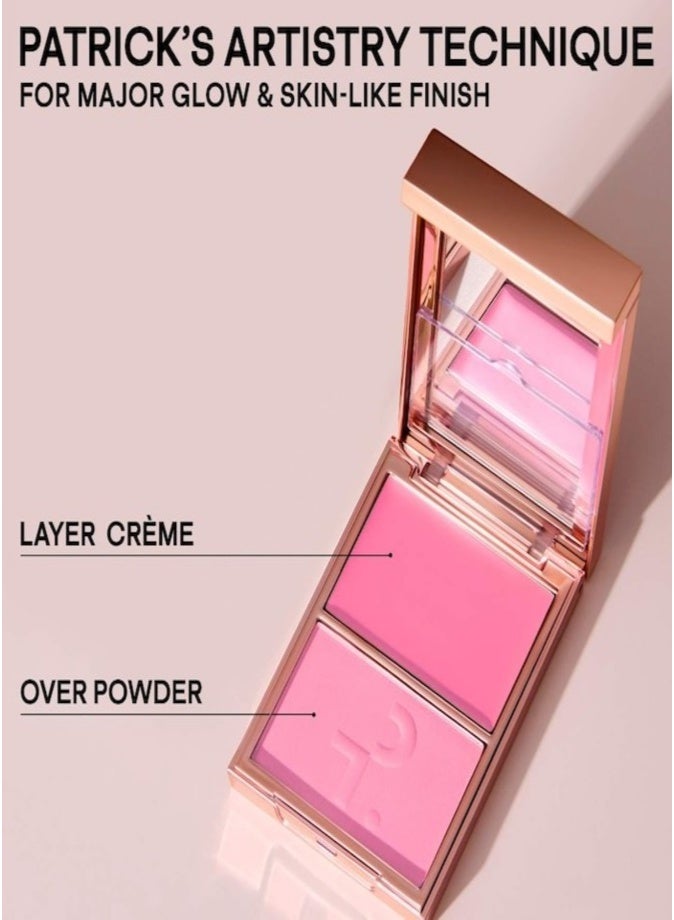 باتريك تا ماجور يتصدر عناوين الأخبار: ثنائي أحمر الخدود الكريمي والبودرة "دبل تيك" 10 غرام، الكمية المناسبة - Image 4